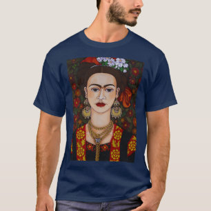 Frida mit Schmetterlingen T-Shirt