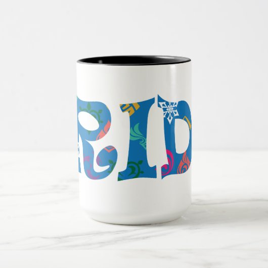 Frida Name Tasse (Zentrum)