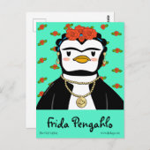 Frida Pengahlo Postcard Postkarte (Vorne/Hinten)