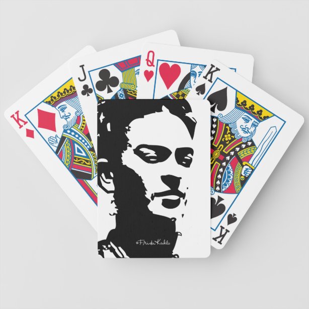 Aquarius Frida Kahlo Spielkarten Set – 52 Karten + Joker, Mit Verschiedenen Kunstmotiven, Leinenoberfläche