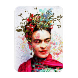 Frida-Schichtenkunst Magnet
