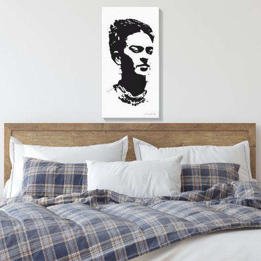 Frida Shadow Leinwanddruck (Insitu (Schlafzimmer))