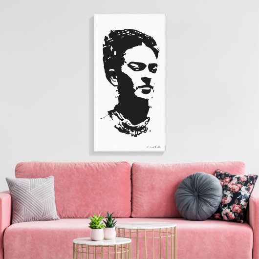 Frida Shadow Leinwanddruck (Insitu (Wohnzimmer))
