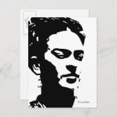 Frida Shadow Postkarte (Vorne/Hinten)