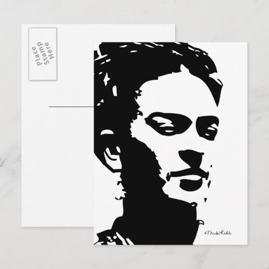 Frida Shadow Postkarte (Vorne/Hinten)