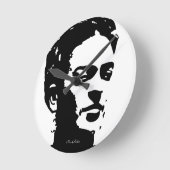 Frida Shadow Runde Wanduhr (Winkel)