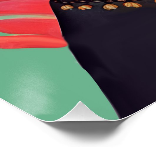 Frida the Cat Poster (Ecke)