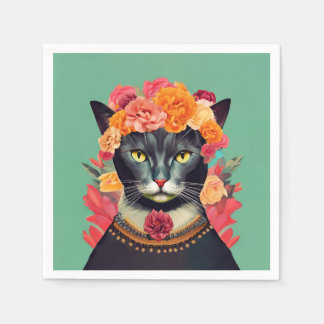 Frida the Cat Serviette