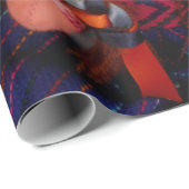 Frida und mexikanische Puppen - Packpapier (Rolleneckpunkt)