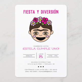FridaMoji Fiesta y Diversión Einladung