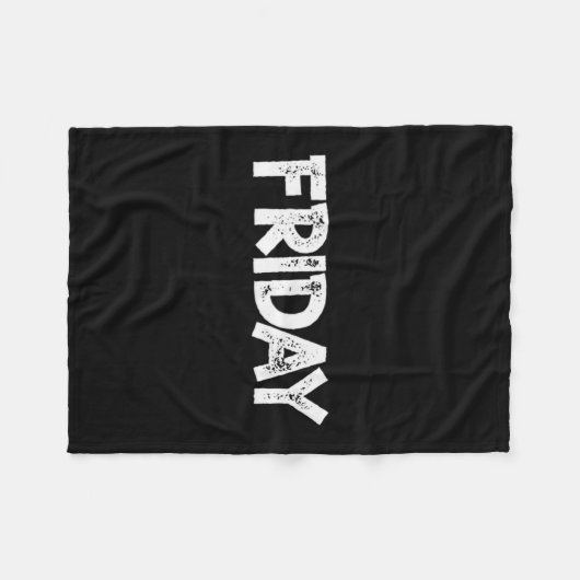 Friday _ Days Of The Week Friday _4 Fleecedecke (Vorderseite (Horizontal))