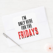 Friday Motto Funny Weekend Humor Sticker (Umschlag)