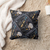 Friday Night Painting by Alfred Fox Kissen (Decke)