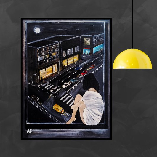 Friday Night Painting by Alfred Fox Leinwanddruck