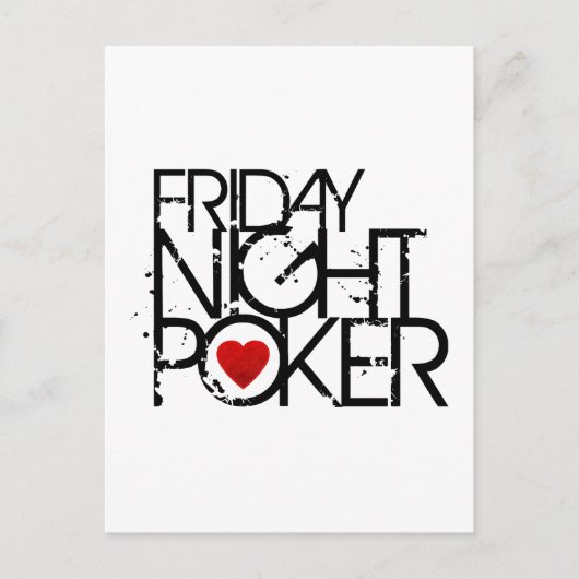 Friday Night Poker Postkarte (Vorderseite)