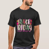 Friday Shopng Crew Christmas Lights Black Shopng F T-Shirt (Vorderseite)