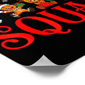 Friday Shopng Squad Christmas Black Shopng Family  Poster (Ecke)