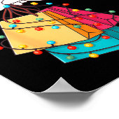 Friday Shopng Squad Christmas Black Shopng Family Poster (Ecke)