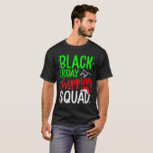 Friday Shopng Squad Cute Christmas Black Shopng Lo T-Shirt (Vorne ganz)