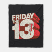 Friday the 13th | Bleeding Stacked 3D Logo Fleecedecke (Vorderseite)