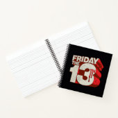 Friday the 13th | Bleeding Stacked 3D Logo Notizblock (Innenseite)