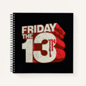 Friday the 13th | Bleeding Stacked 3D Logo Notizblock (Vorderseite)