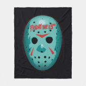 Friday the 13th | Blue Hockey Mask Graphic Fleecedecke (Vorderseite)