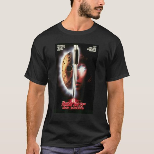 Friday the 13th New Blood Poster T-Shirt (Vorderseite)