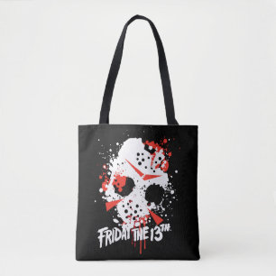 Friday the 13th   Paint Splatter Hockey Mask Tasche
