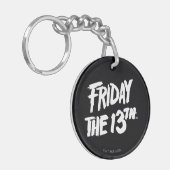 Friday the 13th | Stacked Painted Logo Schlüsselanhänger (Vorderseite links)