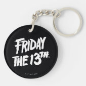 Friday the 13th | Stacked Painted Logo Schlüsselanhänger (Rückseite)