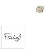 Friday Weekday Journal Design Gummistempel (Stempel)