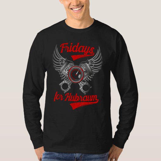 Fridays for Hubraum Future Parody Fun  Car T-Shirt (Vorderseite)