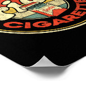 Fridge Cigarette Shirt Just A Fridge Cigarette Gra Poster (Ecke)