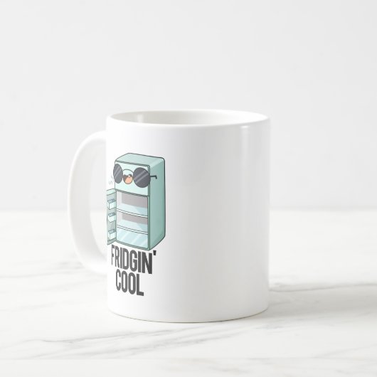 Fridgin Cool Funny Kühlschrank Pub Kaffeetasse (Vorderseite Links)