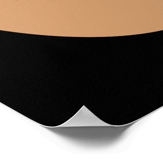 Fried and Prejudice Funny Egg Pun Dark BG Poster (Ecke)