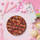 Fried Bacon Breakfast Serie Pappteller (Party)