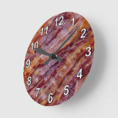 Fried bacon runde wanduhr (Winkel)