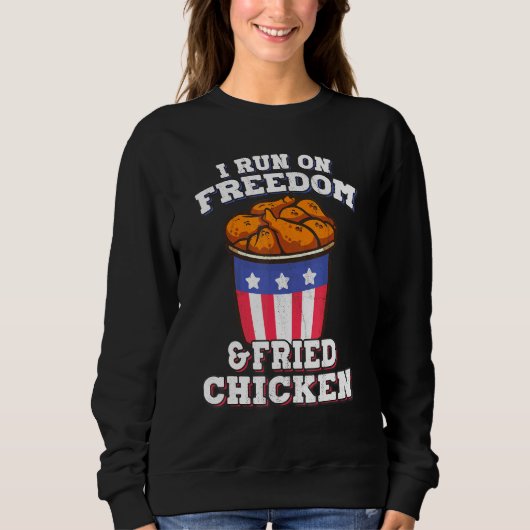 Fried Chicken Chicken Nugget Wings Drumsticks Sweatshirt (Vorderseite)