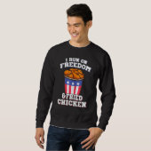 Fried Chicken Chicken Nugget Wings Drumsticks Sweatshirt (Vorne ganz)