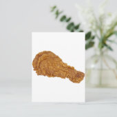 FRIED CHICKEN LEG FUN POSTKARTE (Stehend Vorderseite)