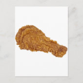 FRIED CHICKEN LEG FUN POSTKARTE (Vorderseite)
