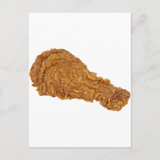 FRIED CHICKEN LEG FUN POSTKARTE (Vorderseite)