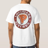 FRIED CHICKEN LOGO UND CHICKEN SANDWICH POPEYES T-Shirt (Rückseite)