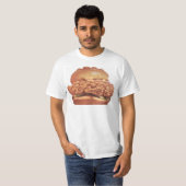 FRIED CHICKEN LOGO UND CHICKEN SANDWICH POPEYES T-Shirt (Vorne ganz)