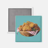 Fried Chicken Magnet (Vorderseite/Rückseite)