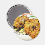 Fried Chicken Magnet (Vorderseite/Rückseite)
