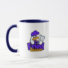 Fried Chicken Typografy Tasse