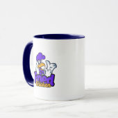 Fried Chicken Typografy Tasse (Vorderseite Links)