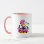Fried Chicken Typografy Tasse (Links)